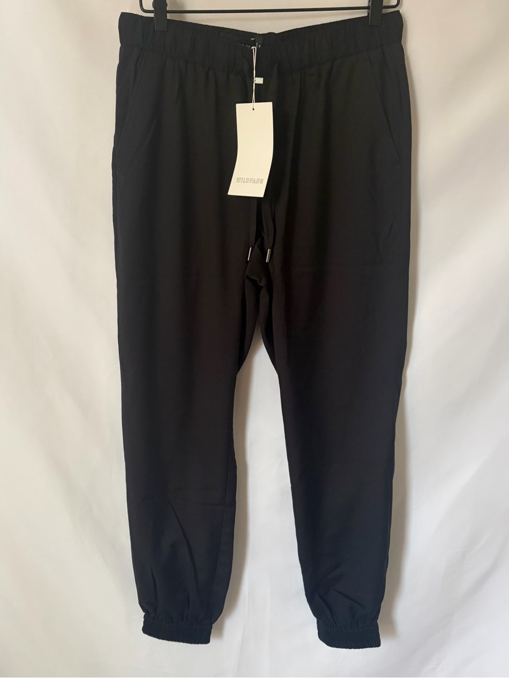 NWT Wildfang The Empower Drawstring Pants Black size Medium
